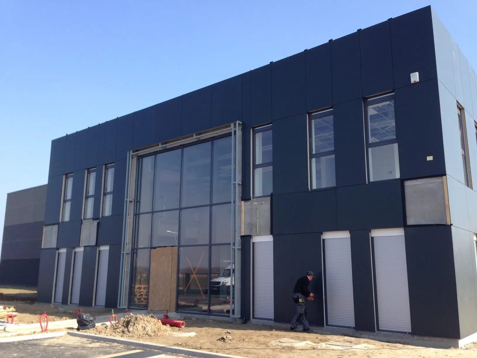 Chantier EurEquip – bardage et couverture Norétanche – photo 7