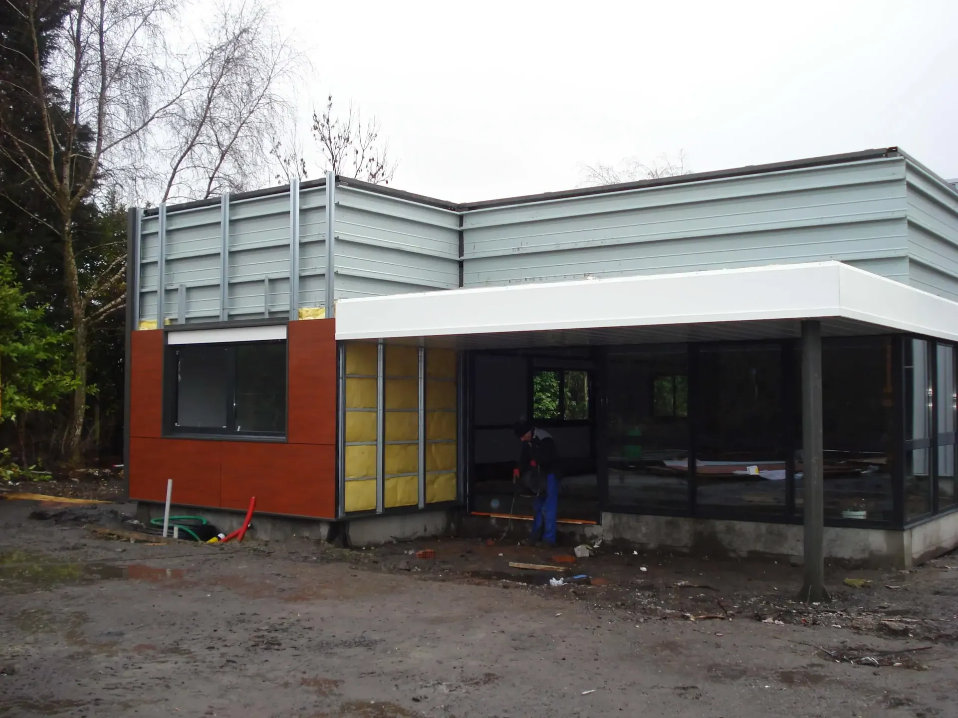 Chantier BDLP / CEPS – bardage et couverture Norétanche – photo 9