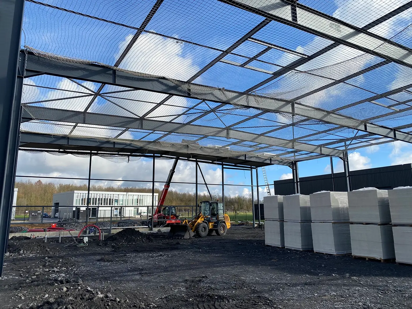 Chantier Chantier XXL Organisation – bardage et couverture Norétanche – photo 4