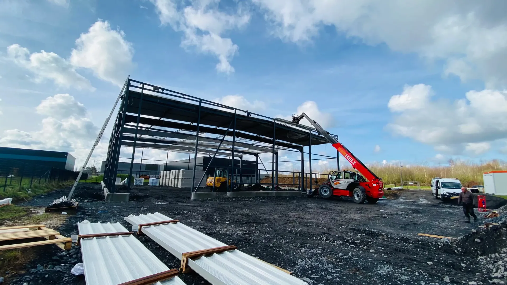 Chantier Chantier XXL Organisation – bardage et couverture Norétanche – photo 5