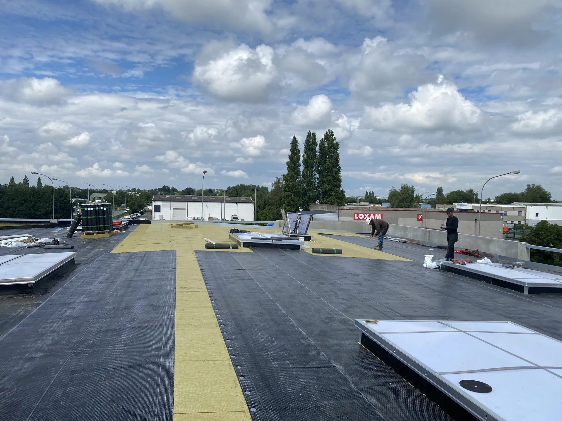 Chantier SCI Antroeuilles – bardage et couverture Norétanche – photo 25