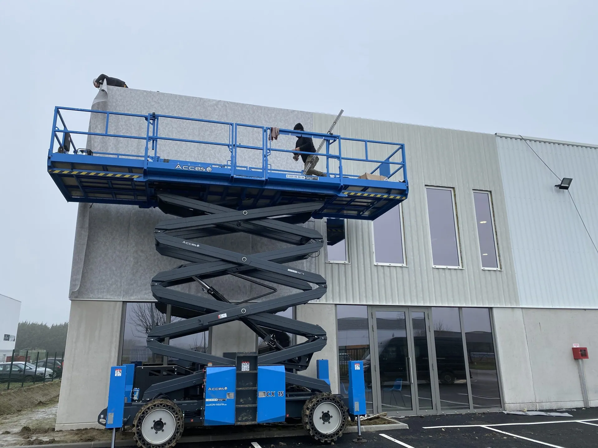 Chantier SCI Antroeuilles – bardage et couverture Norétanche – photo 54