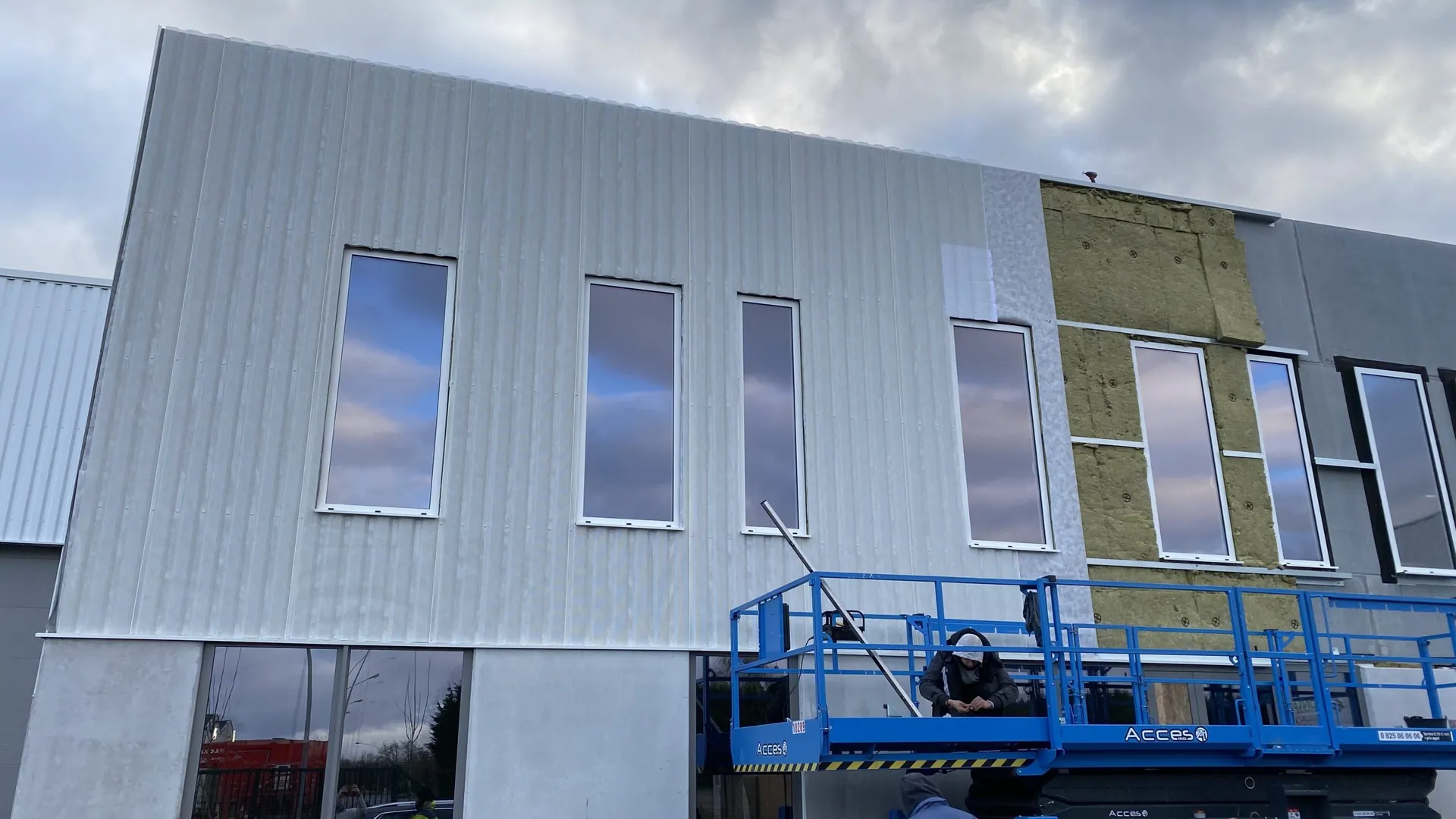 Chantier SCI Antroeuilles – bardage et couverture Norétanche – photo 65