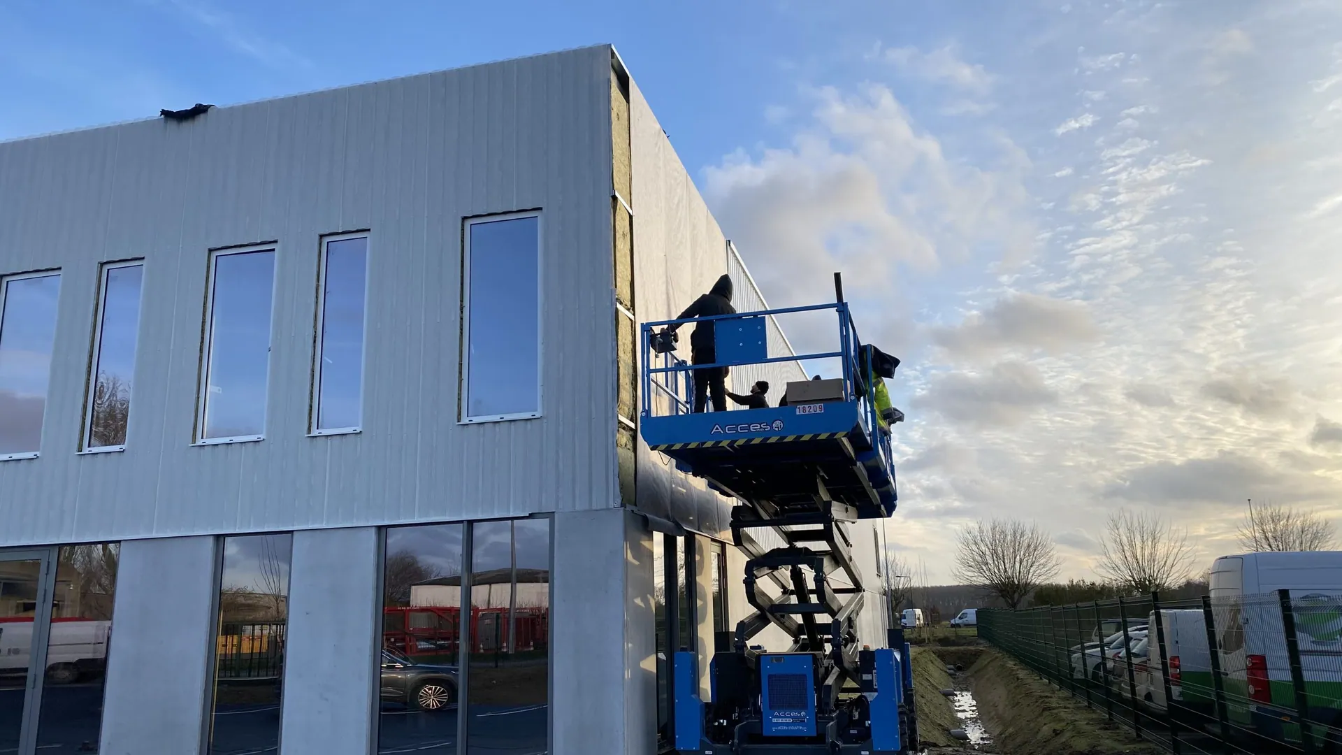 Chantier SCI Antroeuilles – bardage et couverture Norétanche – photo 67